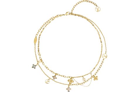 blooming strass necklace